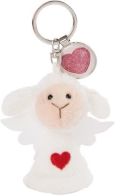 NICI Schlüsselanhänger Schutzengel Mit Herz Und Anhänger 'Herz' 7 Cm (47522)