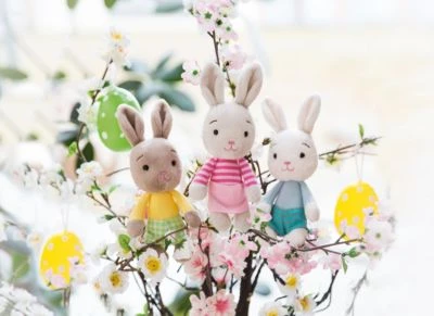 NICI Happy Bunny Braun 15cm Schlenker (47513) 5 NICI Happy Bunny Braun 15cm Schlenker (47513) - Image 5