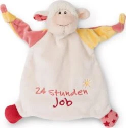NICI Schmusetuch Lamm "24 Stunden Job" (47130)