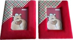 NICI Bilderrahmen 2er Set, 12,5cm X 8,5cm Rot