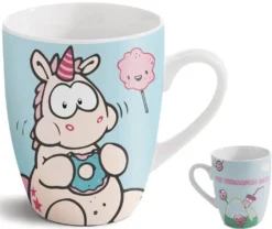 Nici 41450 Tasse Einhorn Theodor "Ich Vernasch Dich" Porzellan Kaffeetasse 310ml -Kuschelwelt Verkauf 2562222ade96bda65b223f622c3be1cc