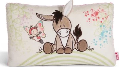 NICI Kissen Esel Und Schmetterling, Rechteckig, 43 X 25 Cm (48576) -Kuschelwelt Verkauf 26039493 01
