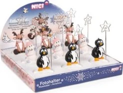 NICI Fotohalter Winter Friends 2022 Sortiment,Polyresin (48358)