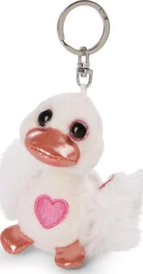 NICI Love Schwan Weiß, GREEN, 8 Cm (48260)