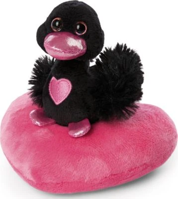 NICI Love Schwan Auf Herz GREEN, Schwarz, 10 Cm (48265) 1 NICI Love Schwan Auf Herz GREEN, Schwarz, 10 Cm (48265)