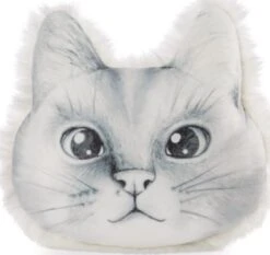 NICI Kissen Katze Meowlina, Figürlich, 43 X 38 Cm (48090)