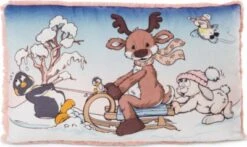 NICI Kissen Winter Friends 2022, Rechteckig, 43 X 25 Cm (48333)