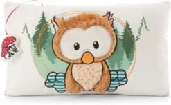 NICI Kissen Baby-Eule Owlino, Rechteckig, 43 X 25 Cm (48575)
