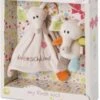 NICI Schmusetier, 18 Cm + Schmusetuch Elefant Dundi (47769)
