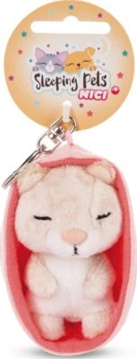 NICI Schlüsselanhänger Sleeping Pets Katze 8cm