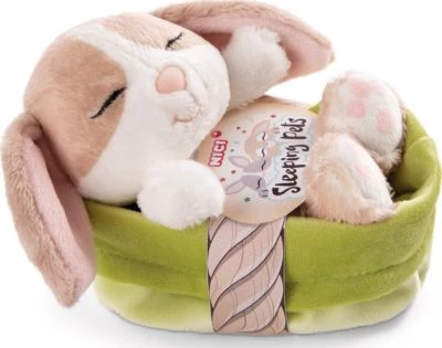 NICI Kuscheltier Hase Cappuccino 12cm Schlafend Im 1 NICI Kuscheltier Hase Cappuccino 12cm Schlafend Im