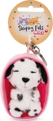 NICI Schlüsselanhänger Sleeping Pets Hund 8cm