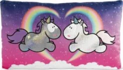 NICI Kissen Einhörner Star Bringer & Moon Keeper 43x25