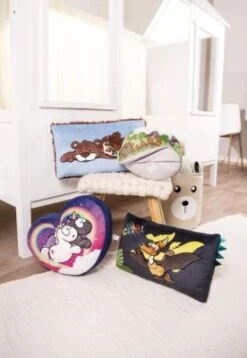 NICI Kissen Mit Wendefunktion Und Glow In The Dark Dino -Kuschelwelt Verkauf 28688216 02