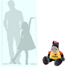 NICI Plüschfigur Pferd Ferrari Edition (schwarz, 80cm) -Kuschelwelt Verkauf 29140699 06