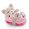 NICI Spielwaren Sleeping Pets Kätzchen Mit Leopardenmuster 12cm Im Kuscheltiere Teddies & Plüschfiguren