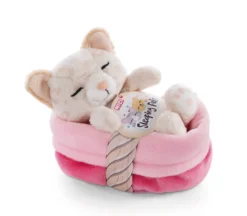 NICI Spielwaren Sleeping Pets Kätzchen Mit Leopardenmuster 12cm Im Kuscheltiere Teddies & Plüschfiguren