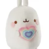 Nici 48226 Molang Mit Regenbogenherz 48cm Stretch-Plüsch Kuscheltier Kawaii