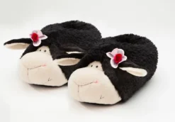Nici 40053 Hausschuhe Schwarzes Schaf Jolly Lynn Figürlich Plüsch Größe 38-41
