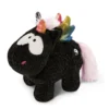 Nici 47378 Schwarzes Einhorn Rainbow Yin & Yang 32cm Stehend Plüsch Kuscheltier