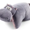 Nici 47983 Kuscheltierkissen 2in1 Nilpferd DJ Nilbert 40x30cm Wild Friends GREEN