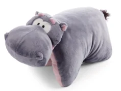 Nici 47983 Kuscheltierkissen 2in1 Nilpferd DJ Nilbert 40x30cm Wild Friends GREEN