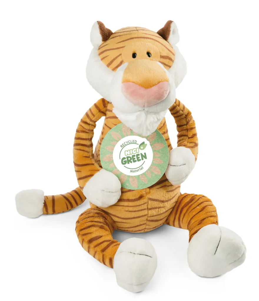 Nici 47205 GREEN Tiger Tiger-Lilly 50cm Schlenker Plüsch Wild Friends 2 Nici 47205 GREEN Tiger Tiger-Lilly 50cm Schlenker Plüsch Wild Friends - Image 2