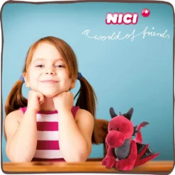 Nici 46716 Roter Drache Eldor 45cm Stehend Plüsch Kuscheltier Dragonia -Kuschelwelt Verkauf a07f0dccbb60c8e84bbddc6fb1bb3ccf