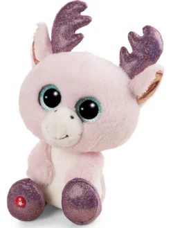 NICI Spielwaren Glubschis Schlenker Rentier Rosani GREEN, 15 Cm (47686) Kuscheltiere Teddies & Plüschfiguren 47686,NICI,GLUBSCHIS,Winter Edition,Kuscheltier,Plüschtier,Stofftier,Rentier,Rosani