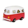 Nici 31907 Sitzkissen Puff Bus Rot Schafe Jolly Mäh 30x42x30cm Plüsch