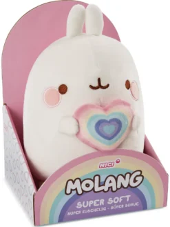 NICI Spielwaren Molang Mit Regenbogenherz, 12 Cm (48223) Kuscheltiere Teddies & Plüschfiguren 48223,NICI,Molang,Kuscheltier,Plüschtier,Stofftier,Hase,Herz -Kuschelwelt Verkauf ea9f8e2bebcbadec3f9d7a0ac2c5a626