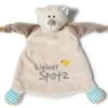 NICI 40041 Schmusetuch Bär "kleiner Spatz" 25 X 25 Cm