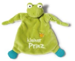 NICI 40045 Schmusetuch Frosch "kleiner Prinz" 25 X 25 Cm