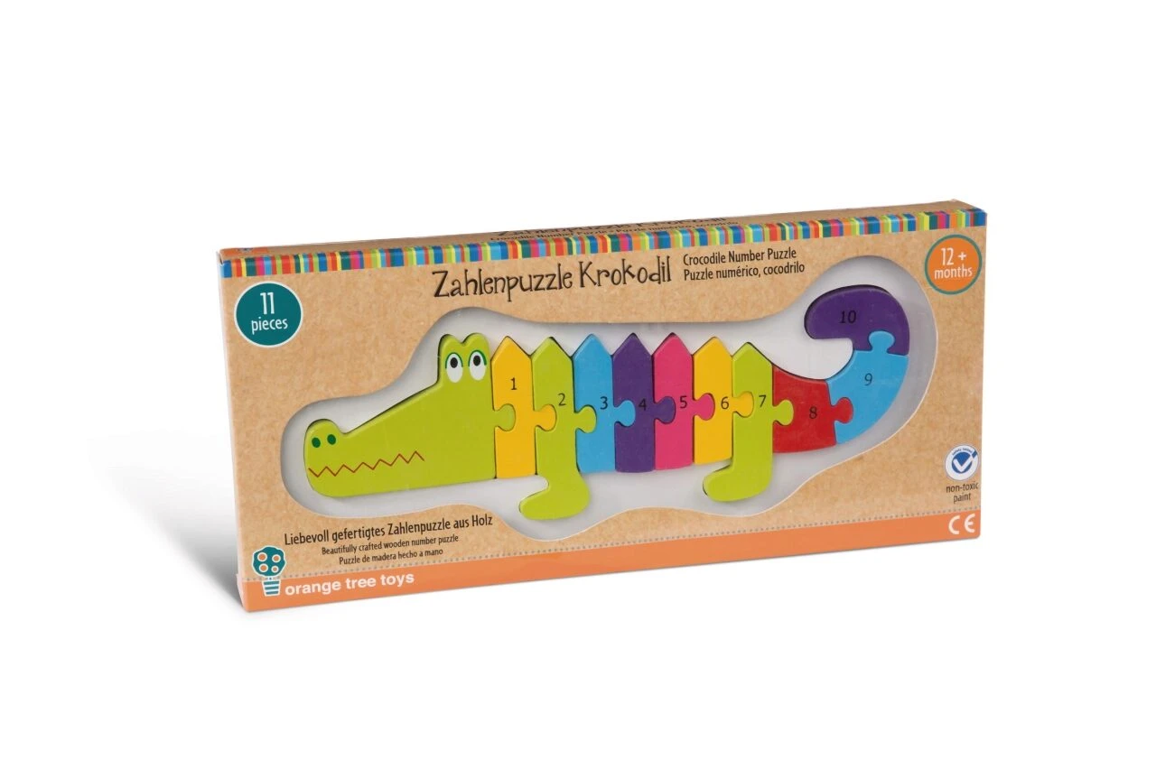 NICI 46012 Zahlenpuzzle Krokodil 3 NICI 46012 Zahlenpuzzle Krokodil - Image 3