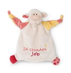NICI 47130 Schmusetuch Lamm "24 Stunden Job"