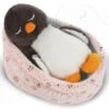 NICI 48356 Pinguin Noshy 12 Cm Schlafend Im Körbchen GREEN