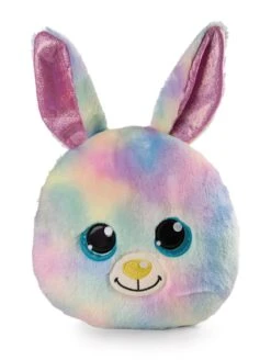 NICI 48583 Kissen GLUBSCHIS Hase Rainbow Candy 32 X 32 Cm