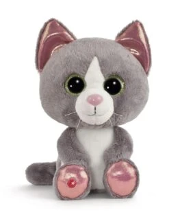 NICI 48702 Kuscheltier GLUBSCHIS Katze Grau Felinja 25cm