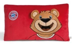NICI 49080 Rechteckiges Kissen FC BAYERN Bär Berni NICI GREEN
